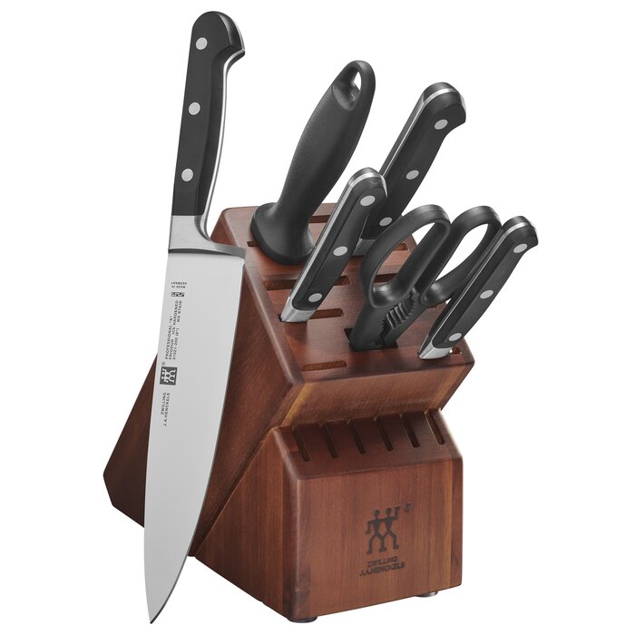 zwilling now s 7 piece knife block set